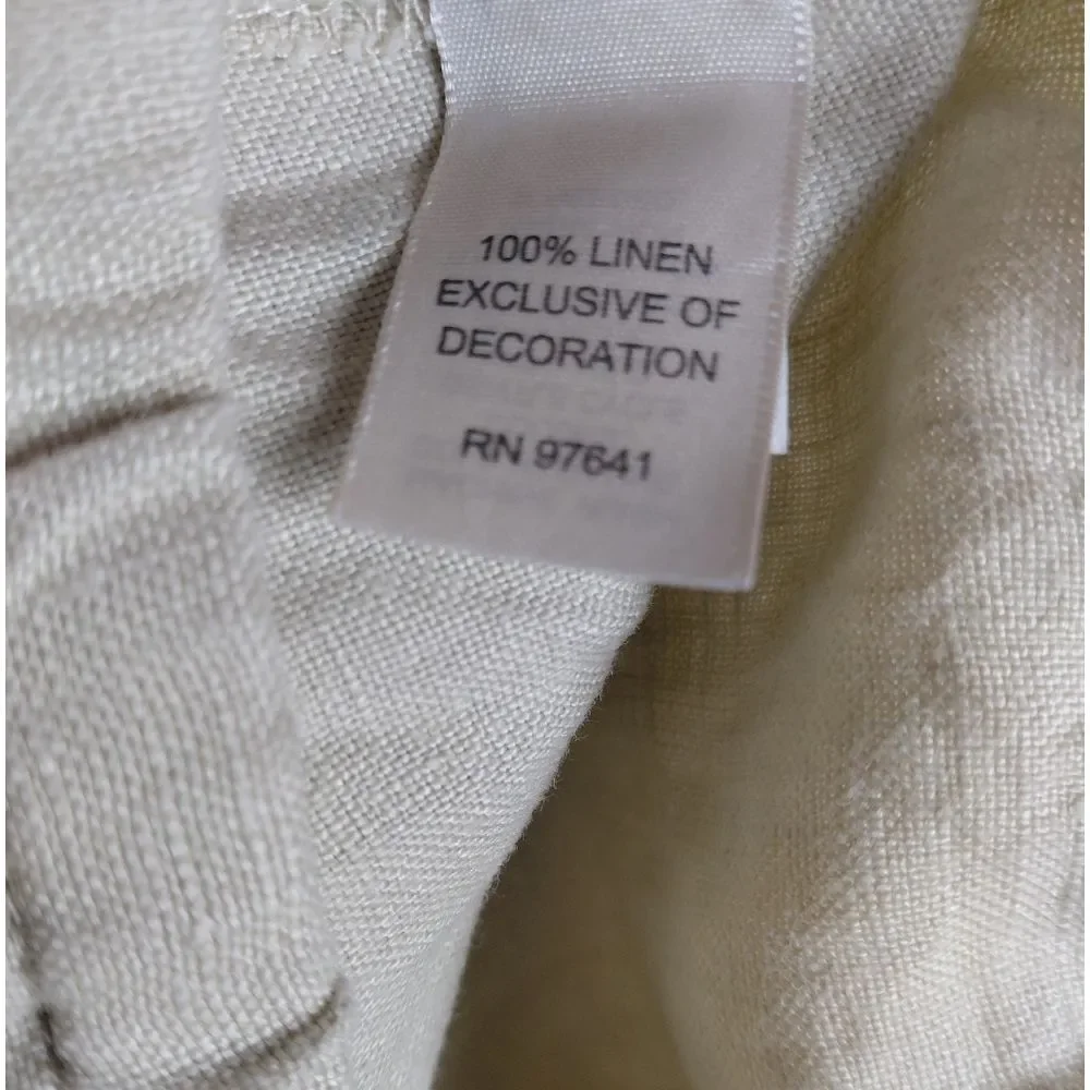 J. Jill Beachgrass Midi Skirt 100% Linen Size MEDIUM New With Tags